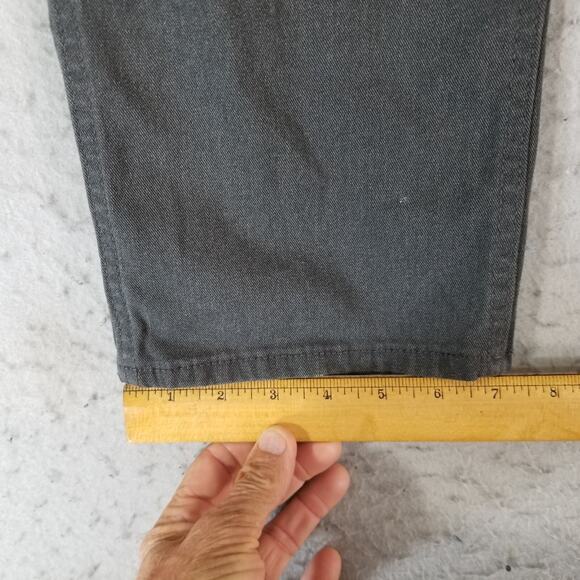 Levi's 511 jeans men's 36x32 slim straight gray stretch denim pants retro - Picture 7 of 12